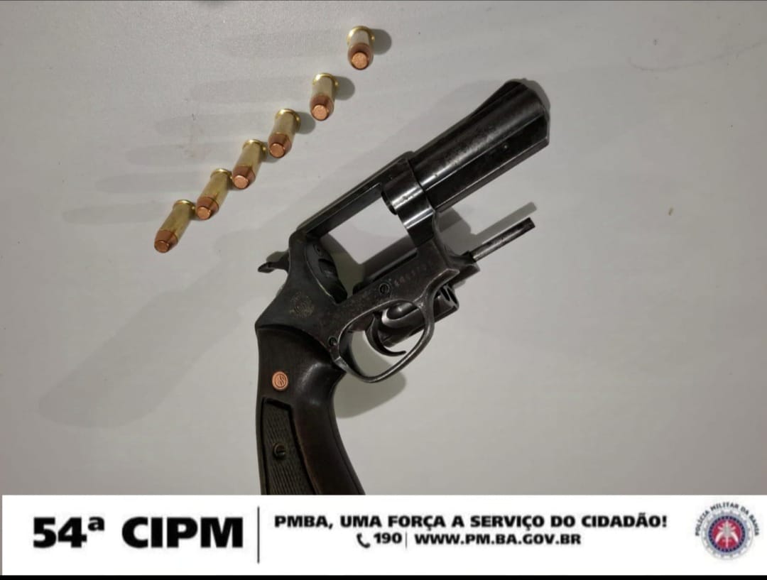 Campo Formoso:Polícia efetua prisao por porte ilegal de arma de fogo