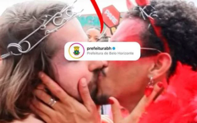 BLASFÊMIA: Prefeitura de BH publica vídeo de “Jesus” beijando o diabo