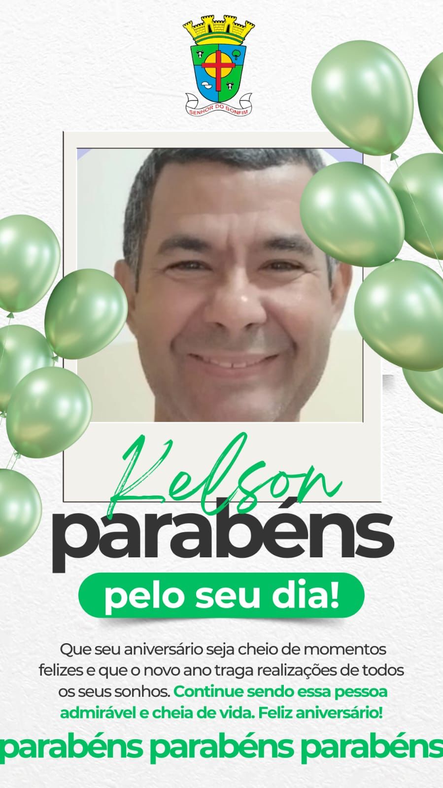 Coluna Vip: Parabéns Kelson