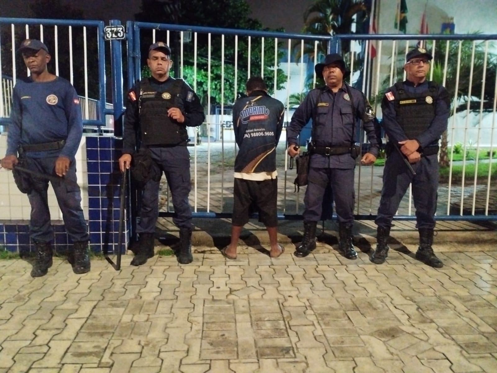 Elemento invade instalações do fórum de Bonfim sendo detido pela GCM