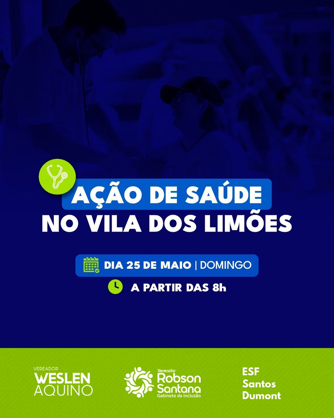 Ação de Saúde no Vila dos Limões!
