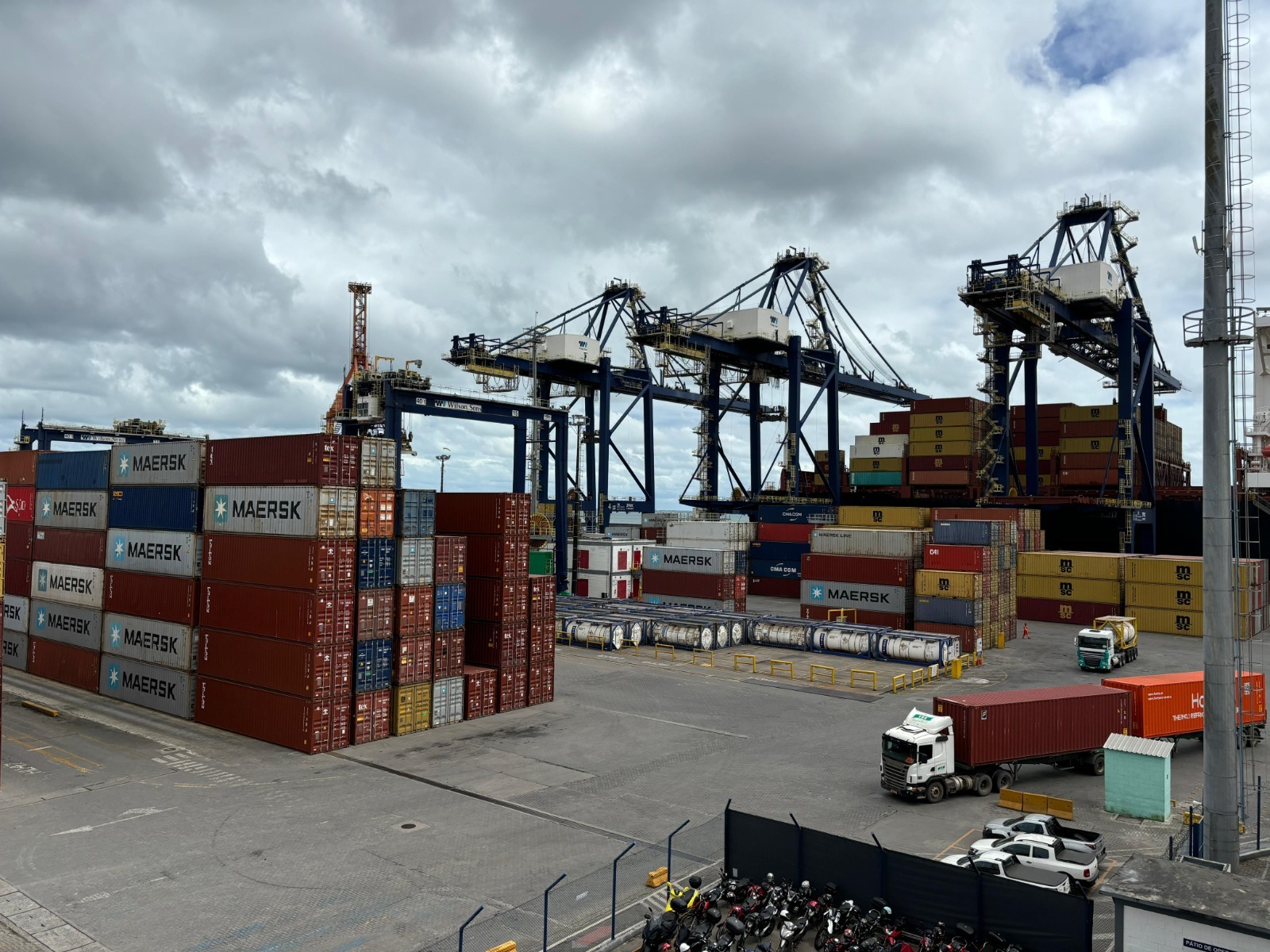 Exportações baianas registram redução de 15,4% em maio