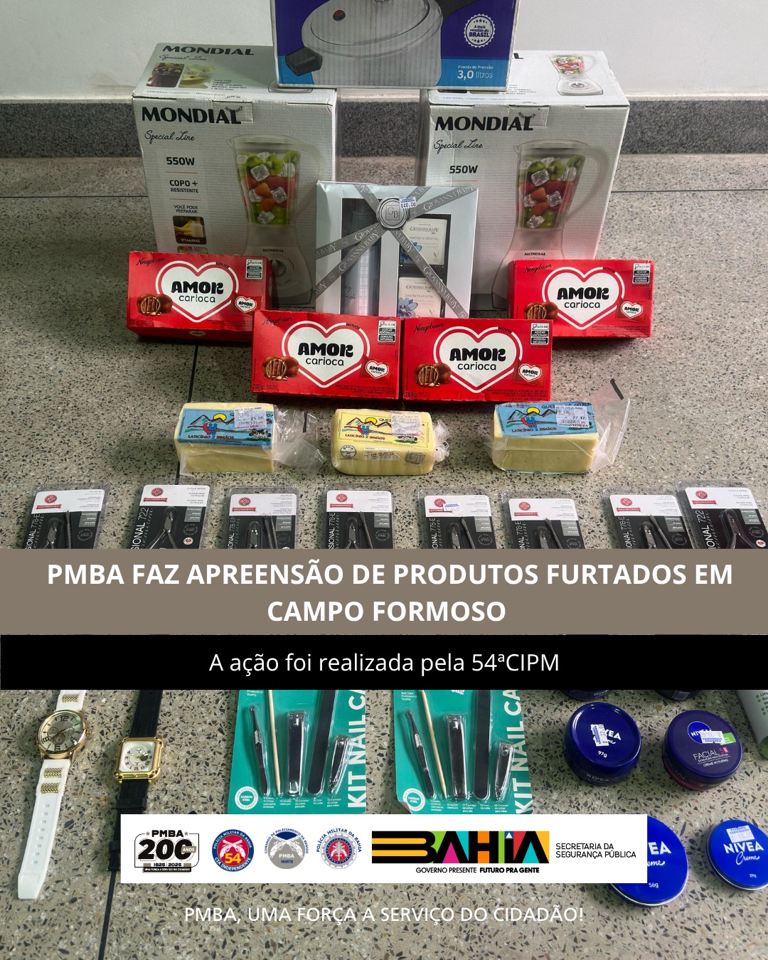 Prisão por furto em Campo Formoso