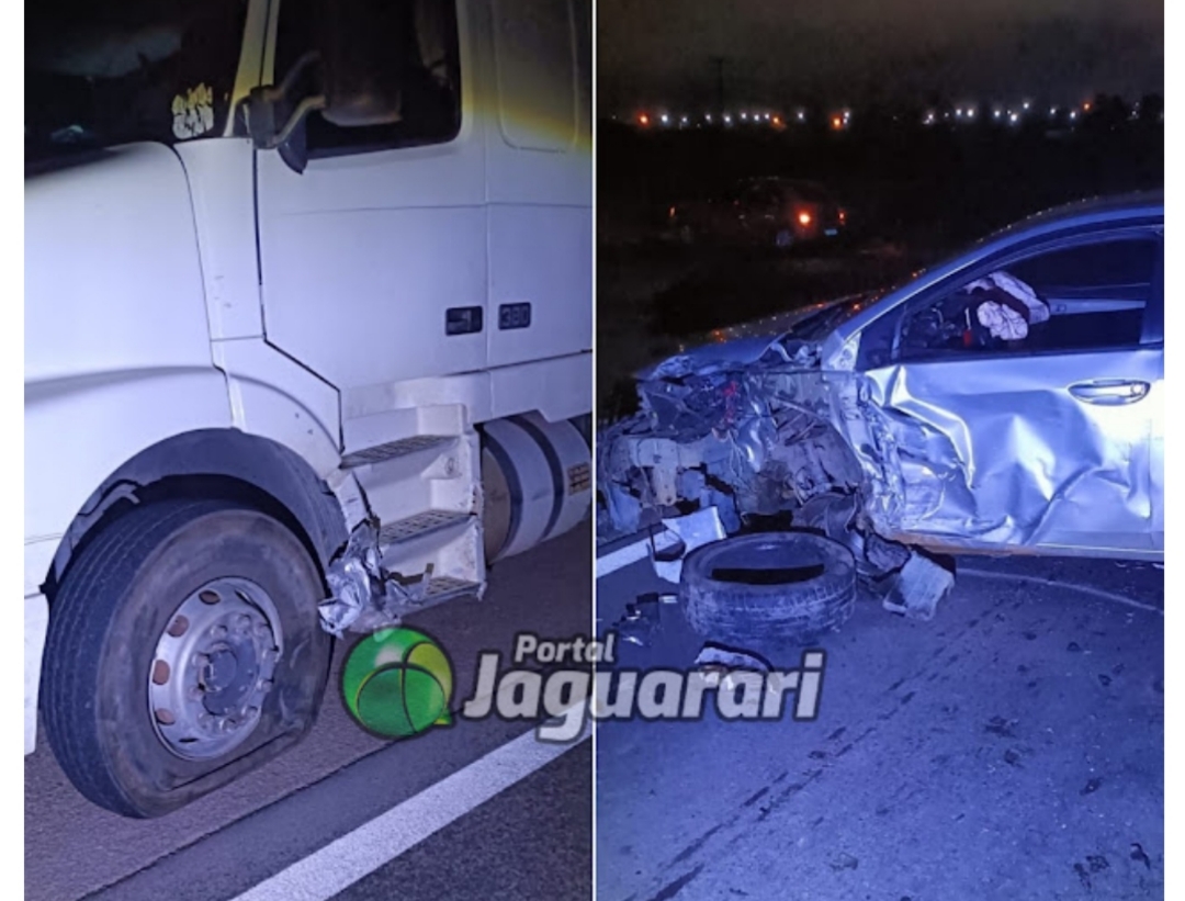 Jaguarari acidente na BR 407