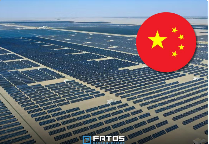 Na china deserto se transforma na maior usina de energia limpa do mundo