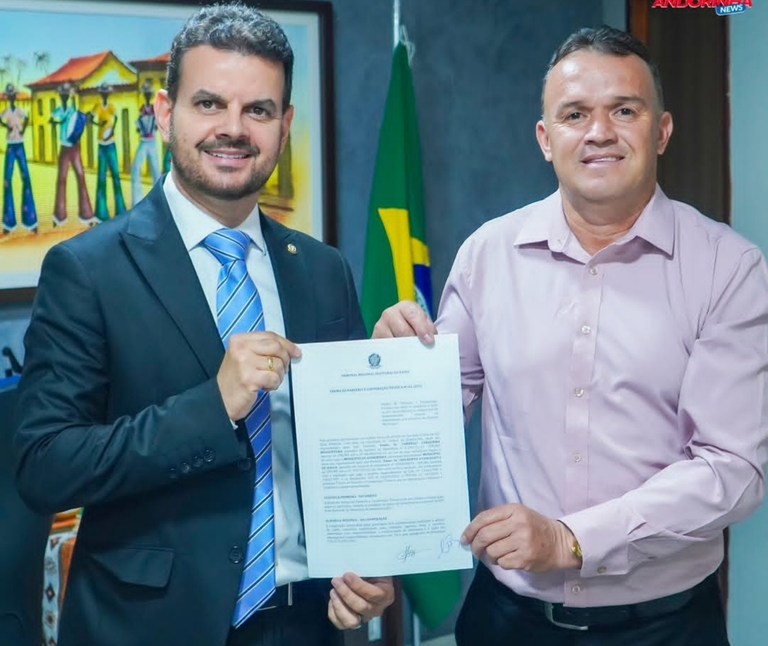 Parceria firmada entre Prefeitura de Andorinha e Justiça Eleitoral