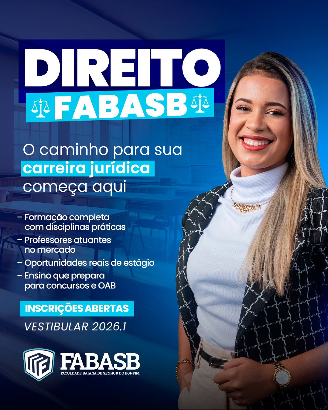 Vestibular FABASB 2026.1 – Processo Seletivo Disponível e Matrículas Abertas