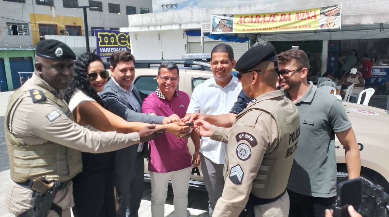 6º BPM lança Operação Comércio em Segurança e recebe nova viatura destinada pelo deputado Bobô em Senhor do Bonfim