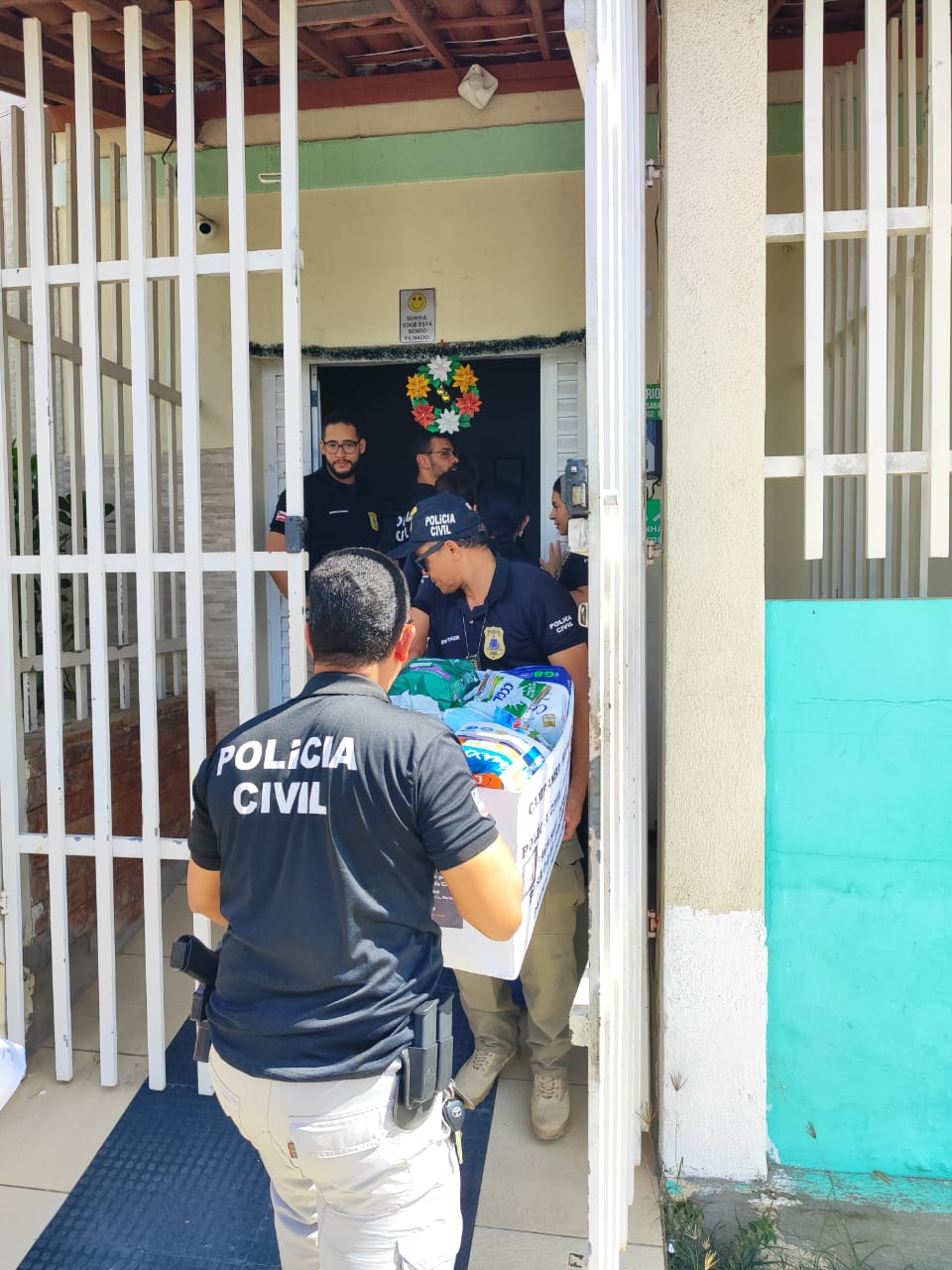 Polícia Civil da Bahia Entrega de Donativos Campanha solidária 19ª COORPIN