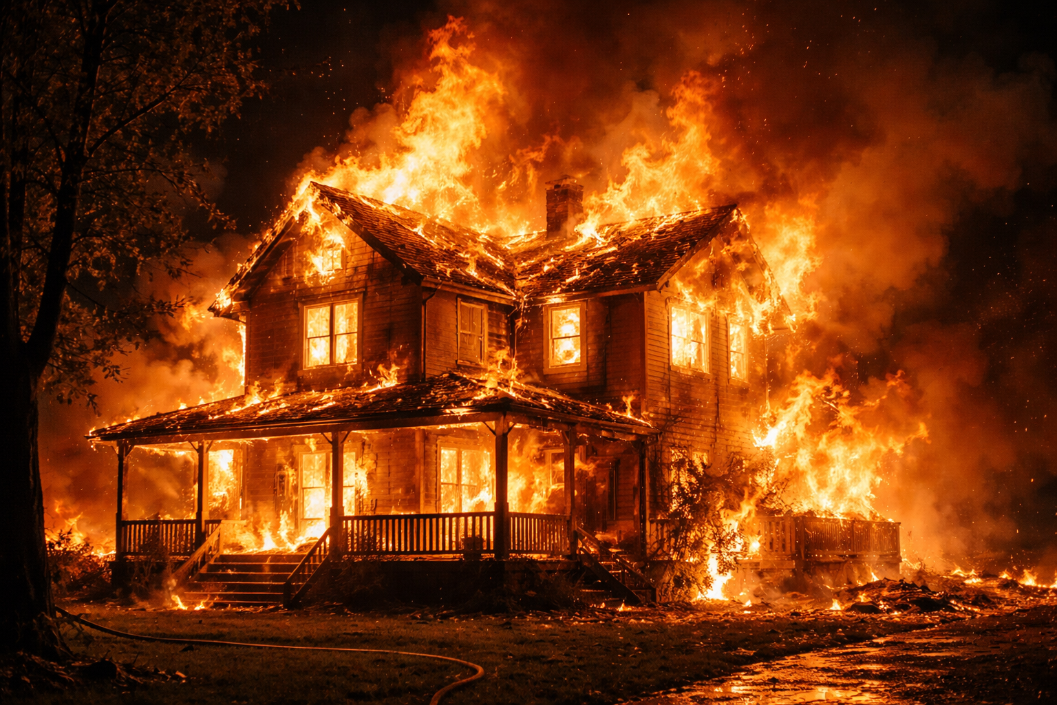 FOGO CRIMINOSO NA PÊRA Casa é incendiada em Senhor do Bonfim
