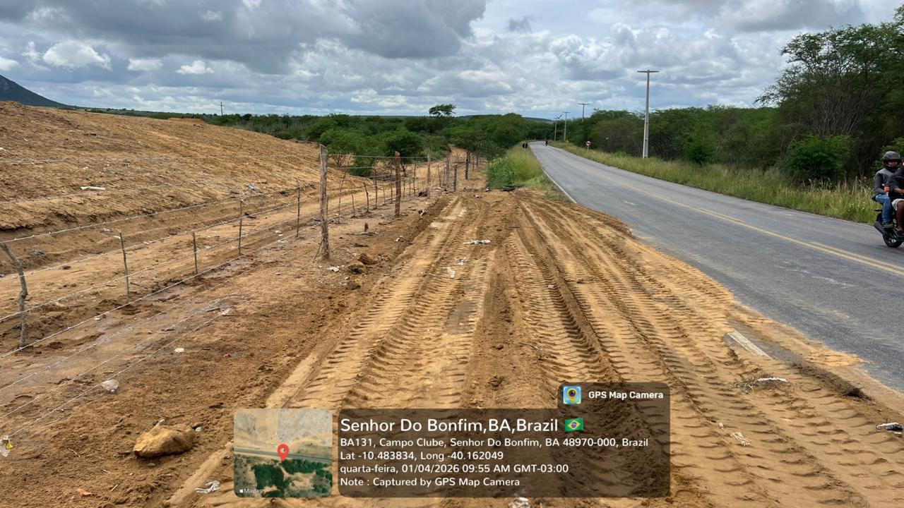 Consórcio de Infraestrutura do Piemonte inicia recuperação de área degradada no perímetro do antigo lixão às margens da BA-374