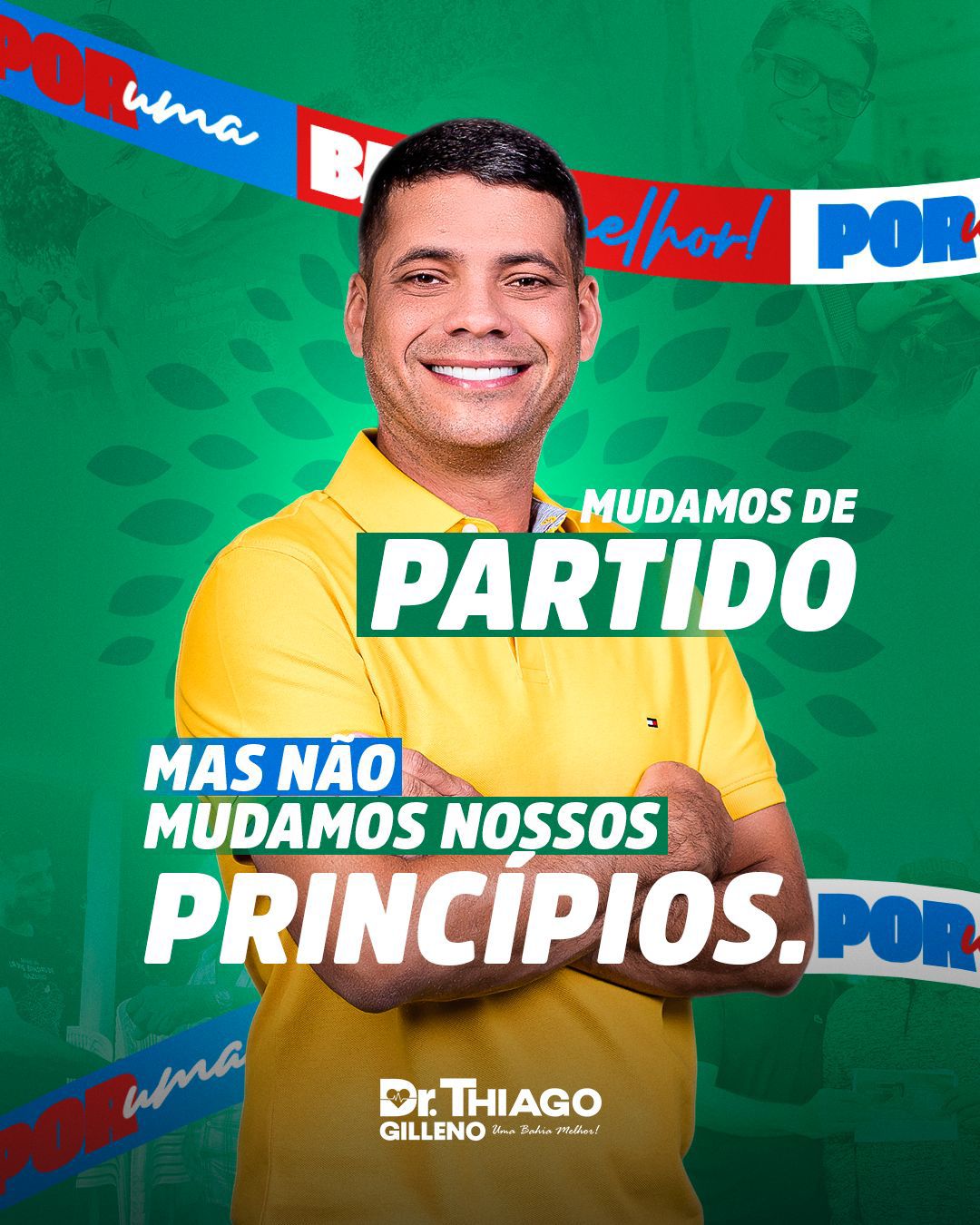 Dr. Thiago Gilleno se filia ao Republicanos e reafirma compromisso com a Bahia