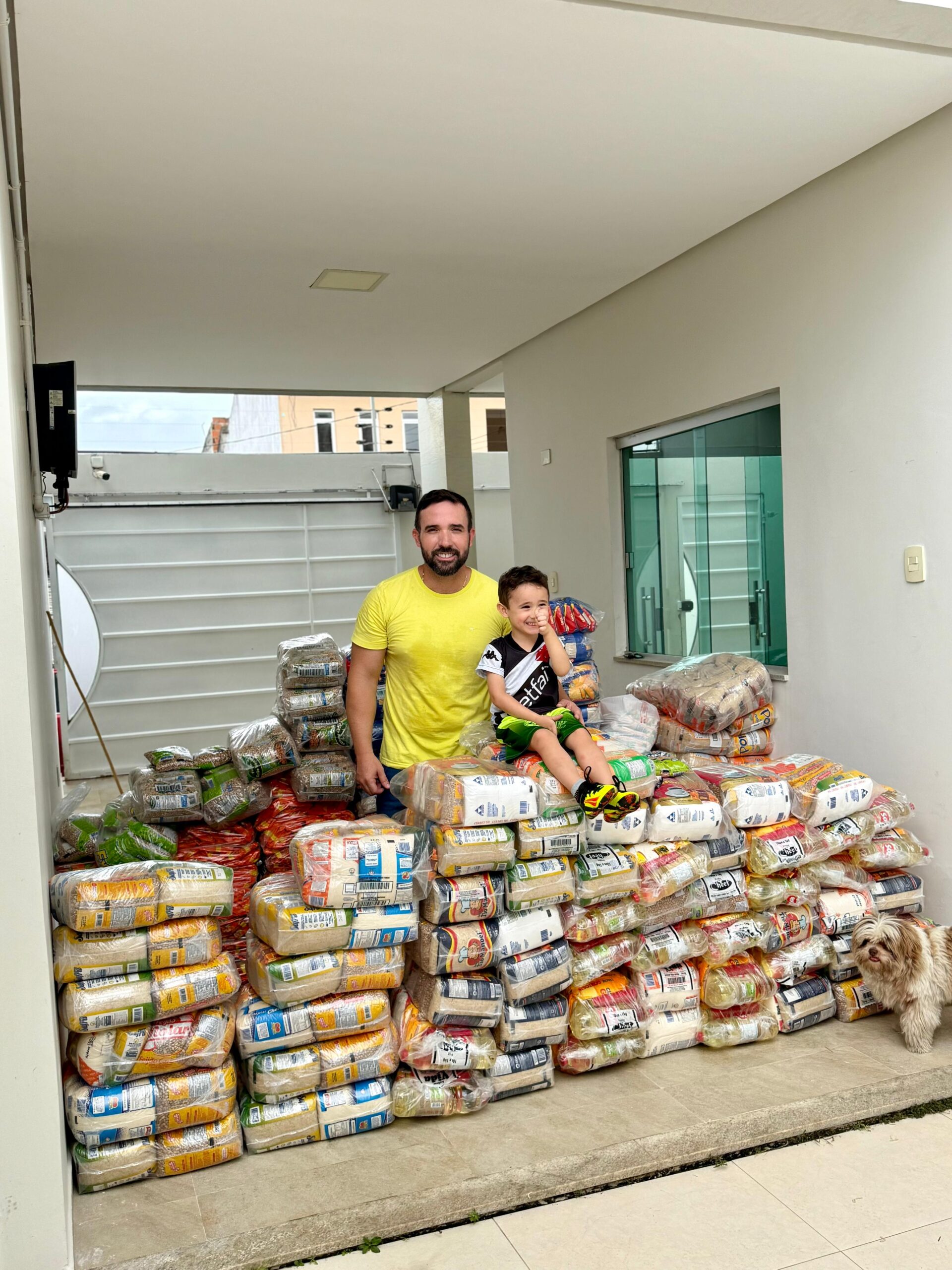 Campanha de Weslen Aquino arrecada mais de 200 cestas