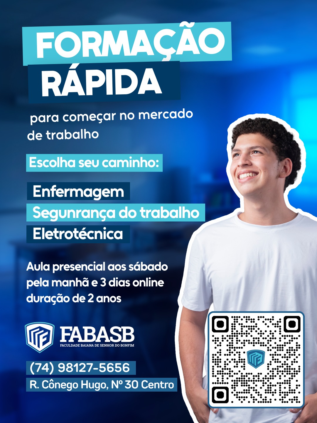 A FABASB está com novidades para quem deseja se qualificar e conquistar novas oportunidades no mercado de trabalho!