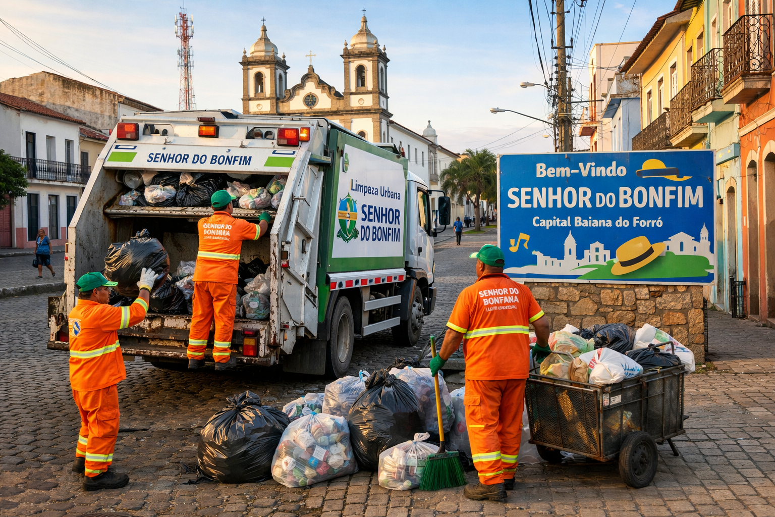 Coleta de lixo tem alteração em virtude da Semana Santa em Senhor do Bonfim