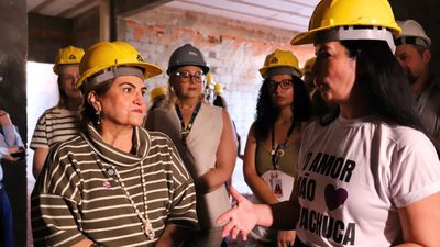 Obras avançam e Casa da Mulher Brasileira em Foz do Iguaçu deve ser entregue em outubro