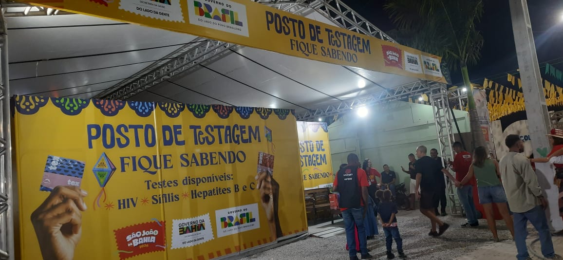 Saúde e prevenção marcam presença no São João de Senhor do Bonfim com o projeto “Fique Sabendo”