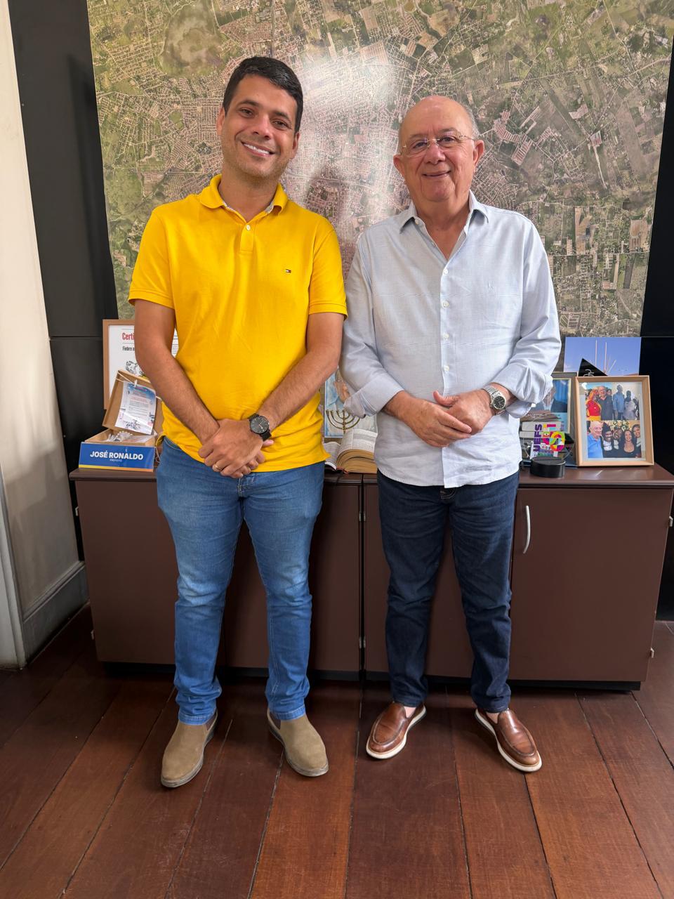 Thiago Gilleno se reúne com José Ronaldo para dialogar sobre política e alinhamento eleitoral para 2026