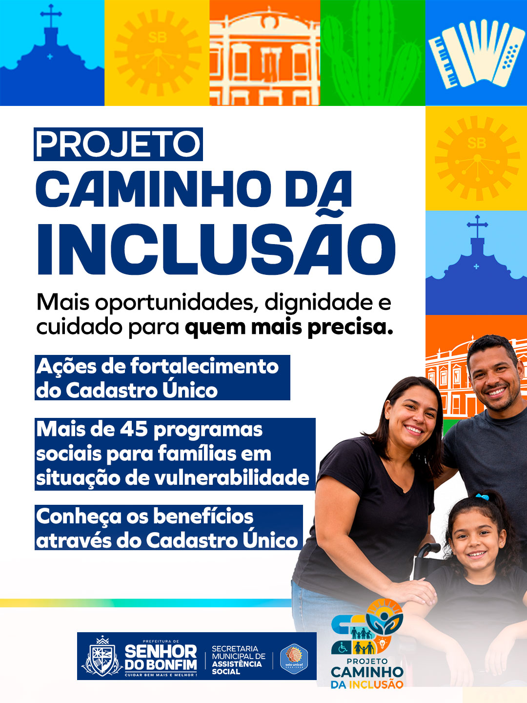 Prefeitura de Senhor do Bonfim realiza ações sobre BPC através do projeto Caminhos da Inclusão