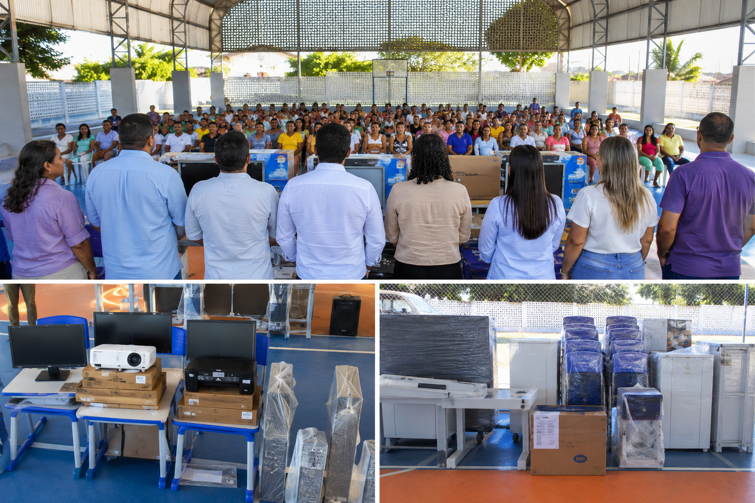 Prefeitura de Senhor do Bonfim entrega equipamentos para fortalecer a educação municipal