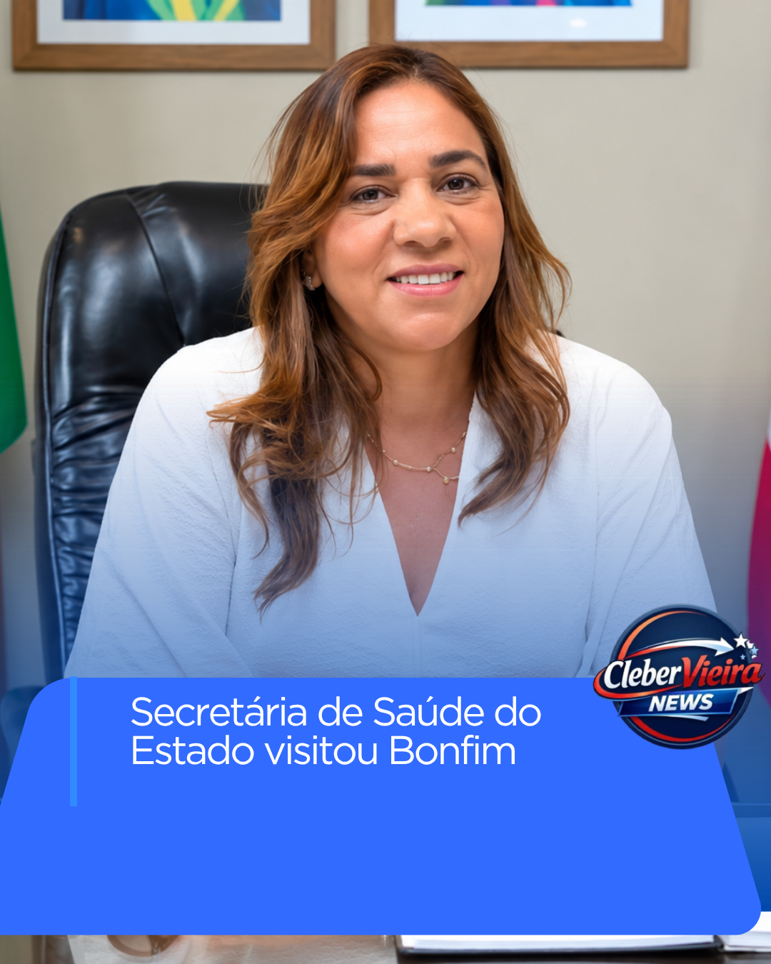 Secretária de saúde do Estado visita Bonfim