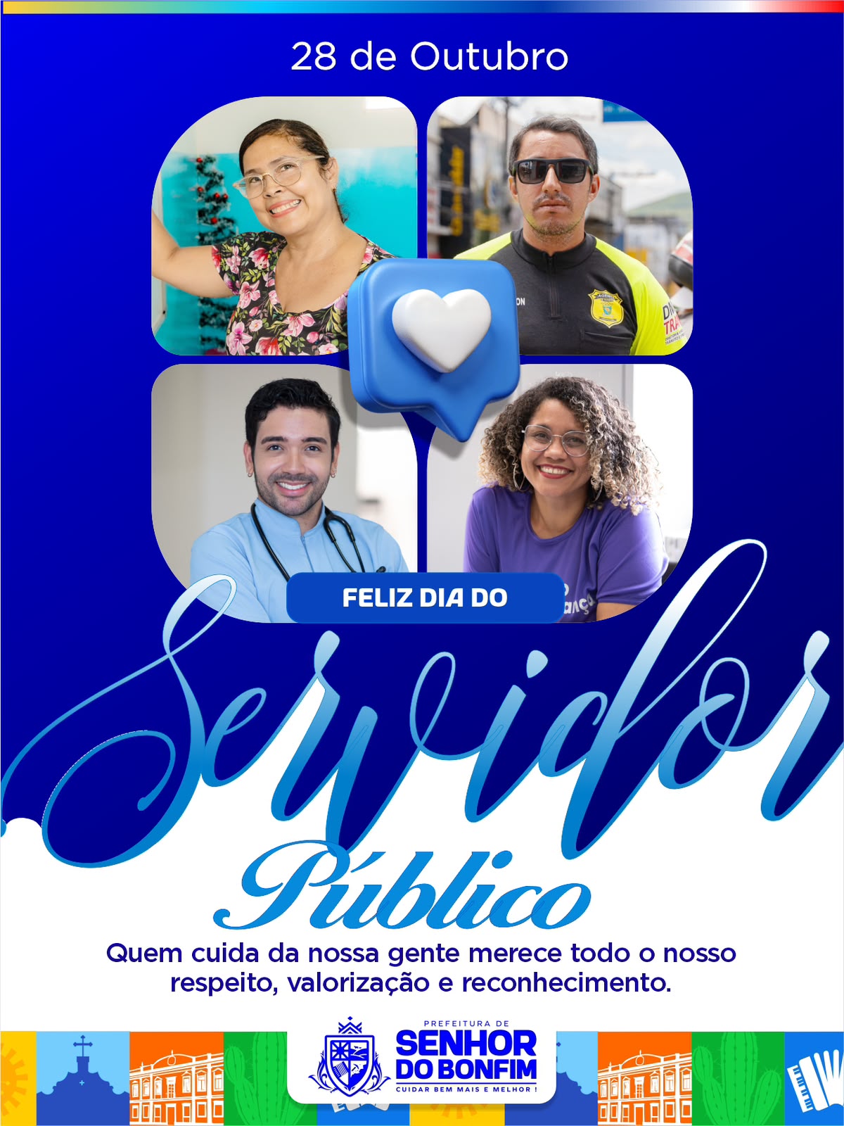 Dia do Servidor Público: Prefeitura de Senhor do Bonfim celebra conquistas históricas e os maiores avanços na valorização dos servidores