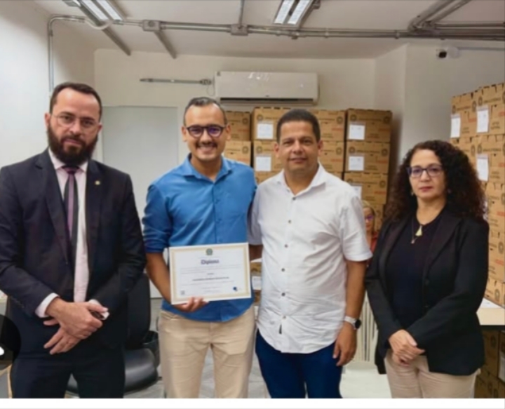 Dr. Marinho Rocha é diplomado vereador em Senhor do Bonfim