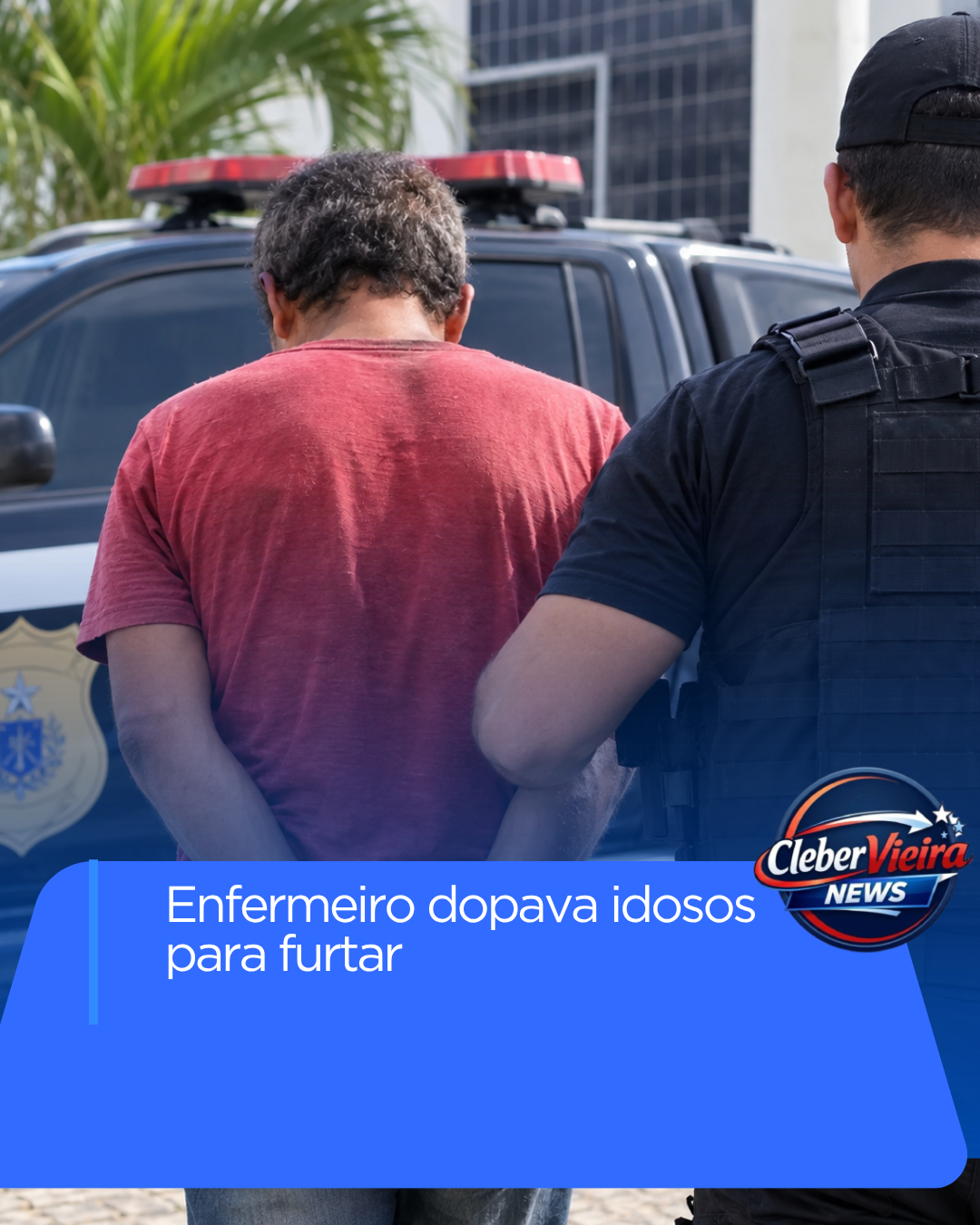 Enfermeiro é suspeito de dopar idosos para cometer roubos