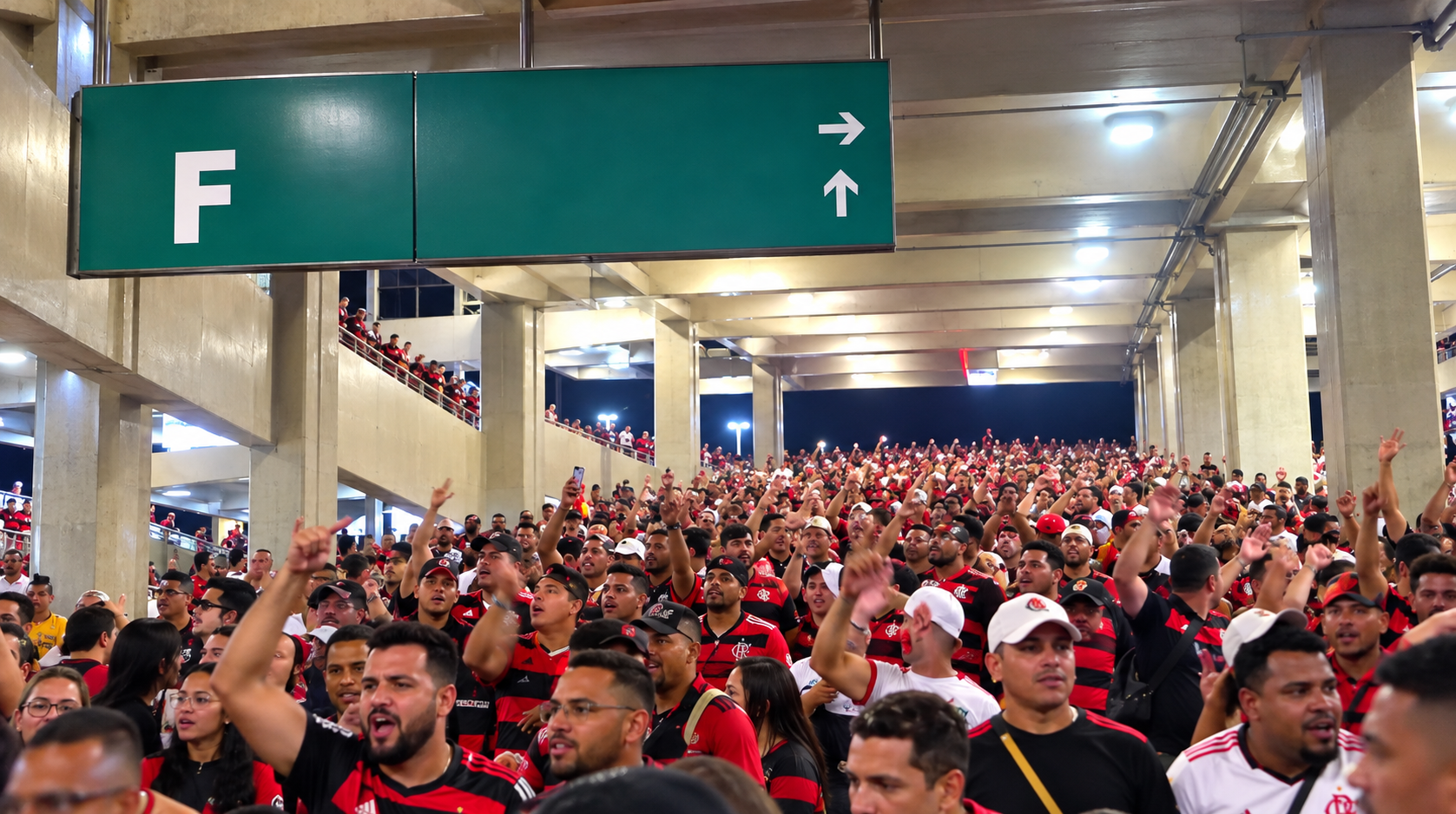 torcida do Flamengo faz protesto contra Lula