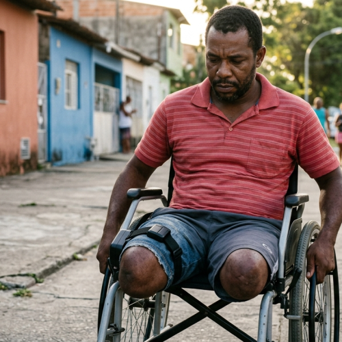 Justiça determina uso de tornozeleira eletrônica para homem sem as duas pernas e caso gera repercussão