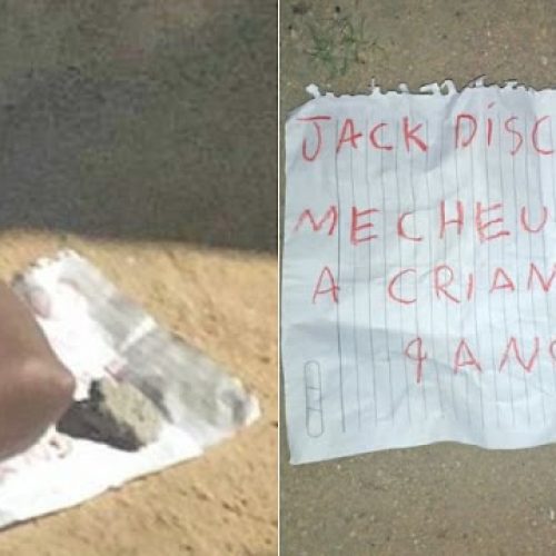 Corpo de homem é achado na Bahia ao lado de bilhete: ‘Mexeu com criança de 9 anos’