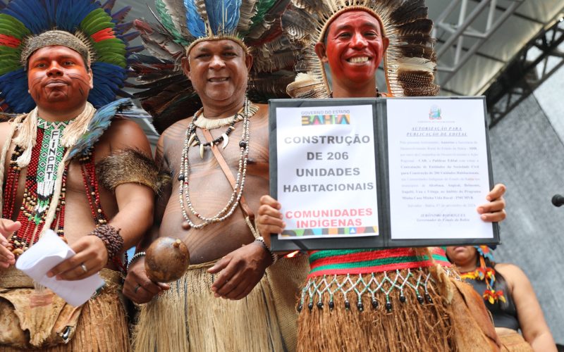 Prorrogado o prazo de seleção do edital para a construção de 206 habitações em aldeias indígenas da Bahia
