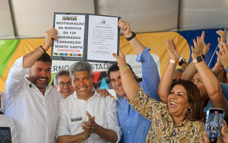 Governador autoriza restauração da BA-120 entre Queimadas, Cansanção e Monte Santo