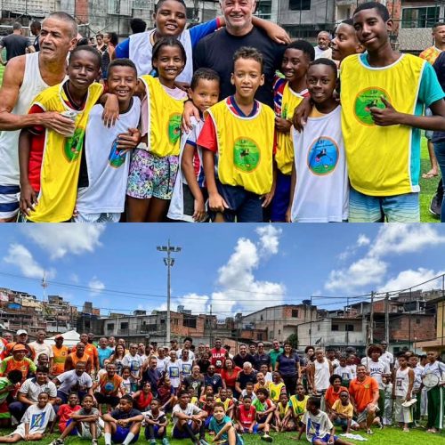 Deputado Bobô faz alegria da garotada na capital baiana!