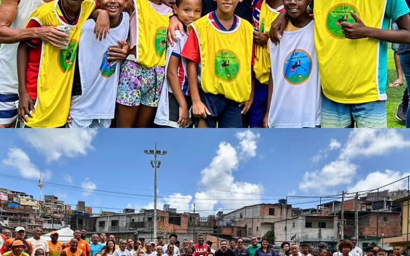 Deputado Bobô faz alegria da garotada na capital baiana!
