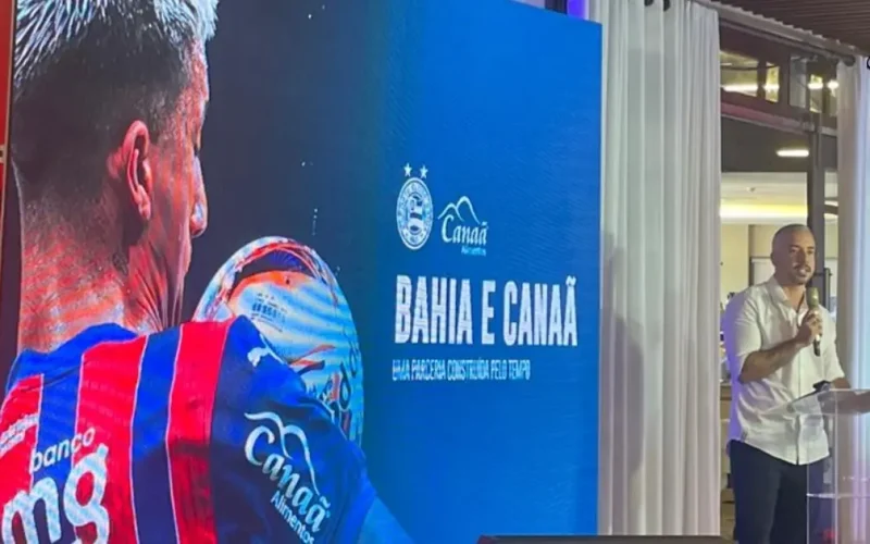 Bahia renova vínculo com a Canaã Alimentos, patrocinadora mais antiga do clube, e amplia vínculo no Feminino