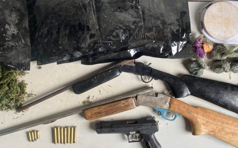 Campo Formoso:Apreensão de drogas e armas de fogo