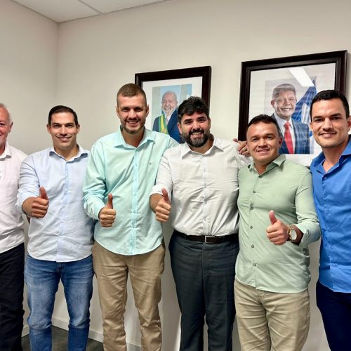 Deputado Bobô acompanha prefeito e vice-prefeito eleitos de Andorinha em reuniões com o Governo do Estado