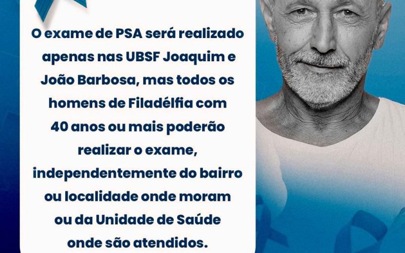 Prefeitura de Filadélfia Promove Ações do Novembro Azul