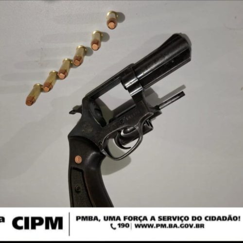 Campo Formoso:Polícia efetua prisao por porte ilegal de arma de fogo