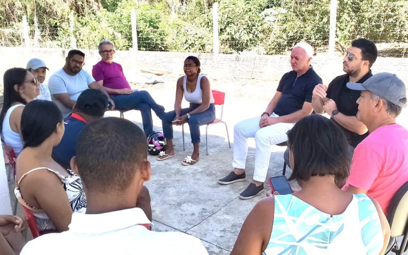 Deputado Bobô participa de reunião com a Organização Quilombola de Bananeira dos Pretos