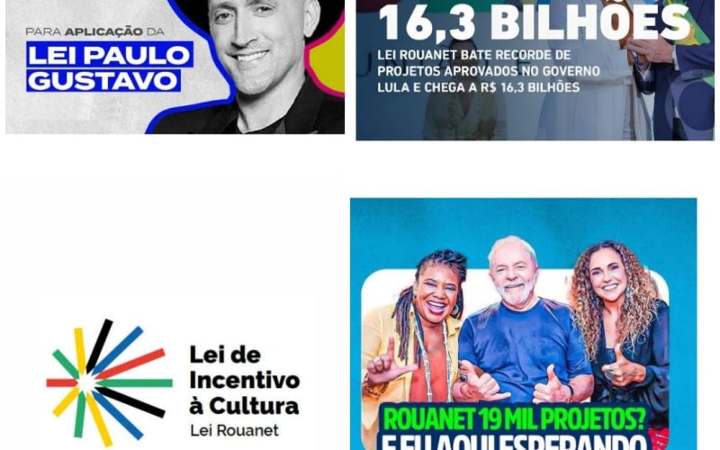 NOTA DE REPÚDIO Governo Federal prioridade para artistas famosos e grandes produtores