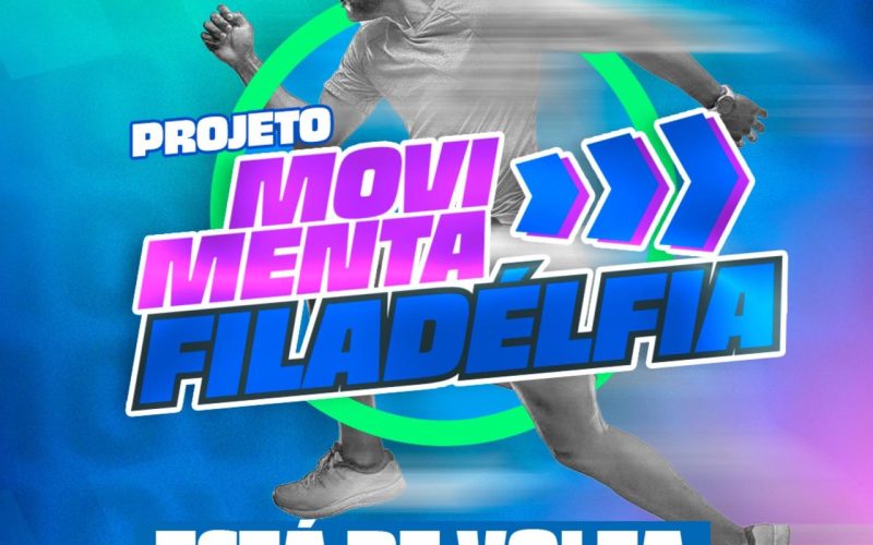 Prefeitura relança Projeto Movimenta Filadélfia com novas atividades para mais saúde e bem-estar