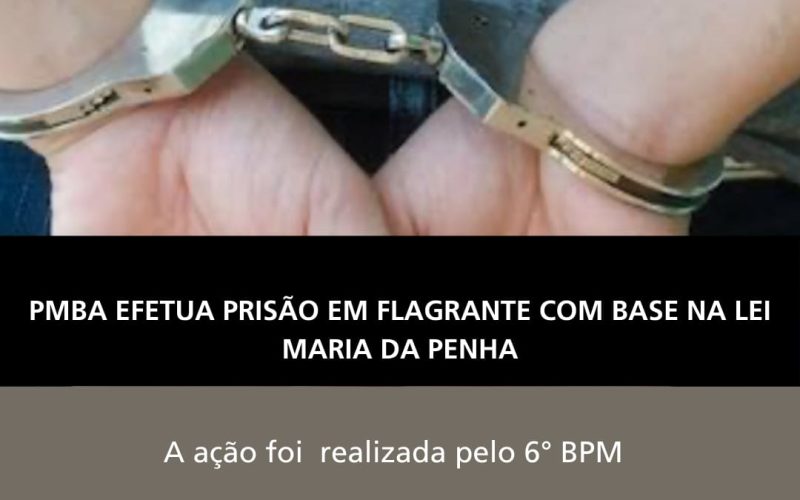 Homem conduzido por violência doméstica em Jaguarari