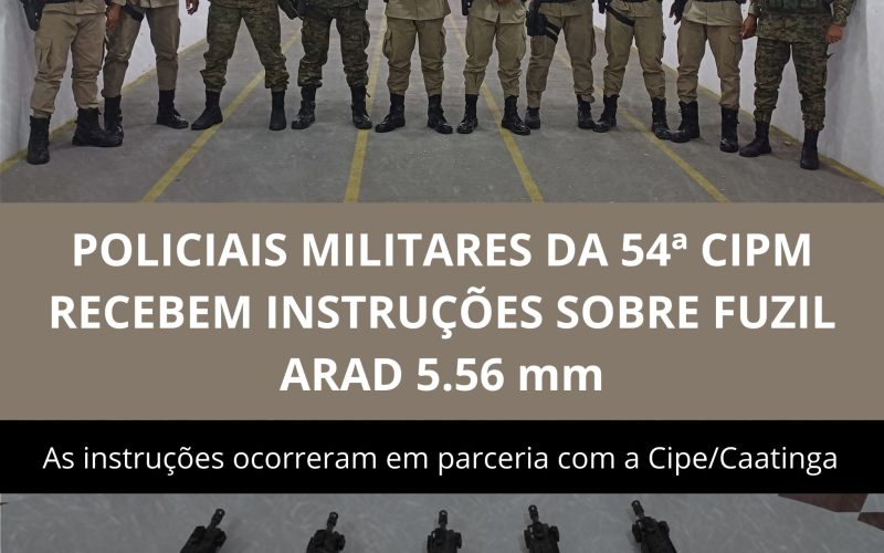 Campo Formoso: PM faz aquisição de armamento!