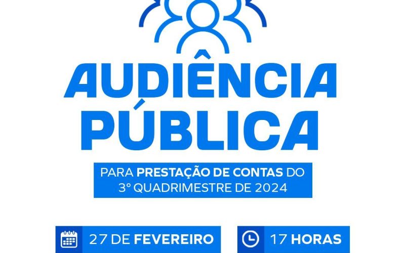 Prefeitura de Senhor do Bonfim realiza Audiência Pública para prestação de contas do último quadrimestre de 2024