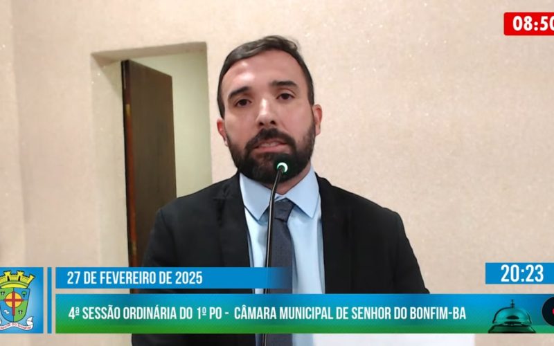Vereador Weslen Aquino propõe reduzir leituras excessivas para otimizar sessões da Câmara