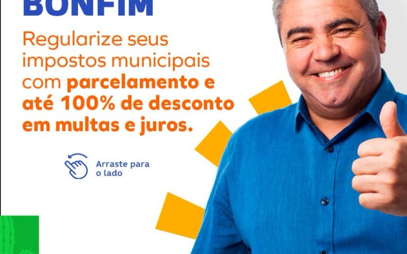 Regularize Bonfim: Prefeitura lança programa para regularização de débitos