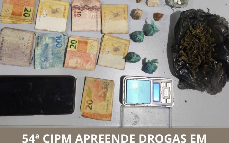 Prisão por Tráfico de Drogas/Apreensão de drogas em Campo Formoso