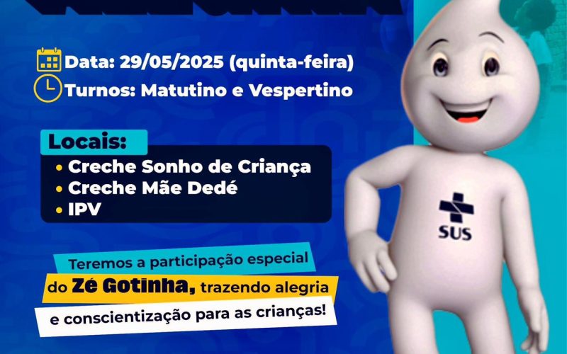 Prefeitura de Filadélfia promove Dia de Vacinação e Alegria nesta quinta-feira (29)